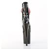 Pleaser - XTREME10201 Bottes de plateforme, Pole dance chaussures - Noir/Rouge Product image